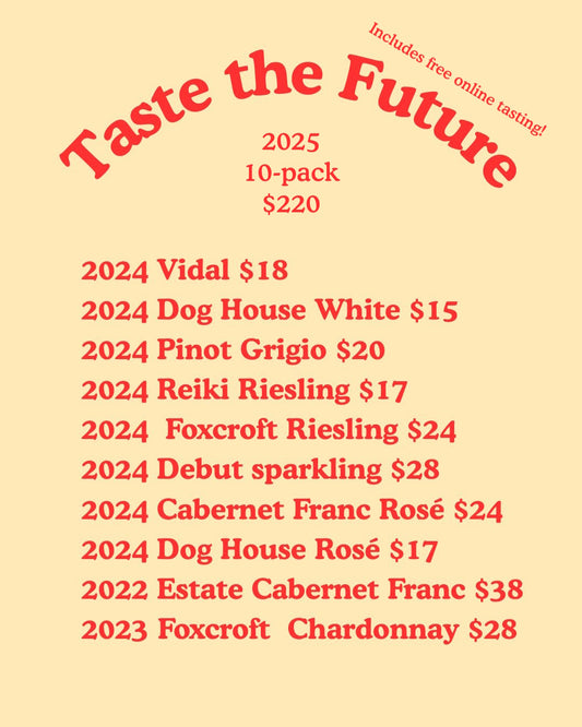 Taste the Future 2025 Ten Pack and Online Tasting!